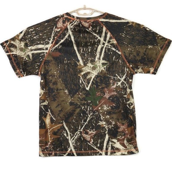 Canyon Guide Outfitters Shirt Quick Dry Camo Brown Hunting M Medium - Picture 2 of 10